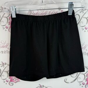 Urban kids shorts stretch Black Elastic-Waist Lounge Shorts